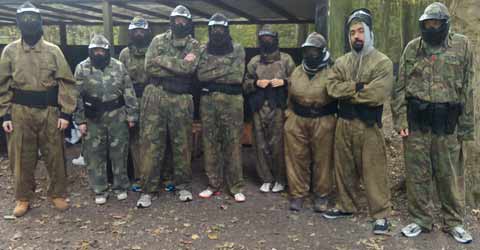 Image of Christchurch paintballing